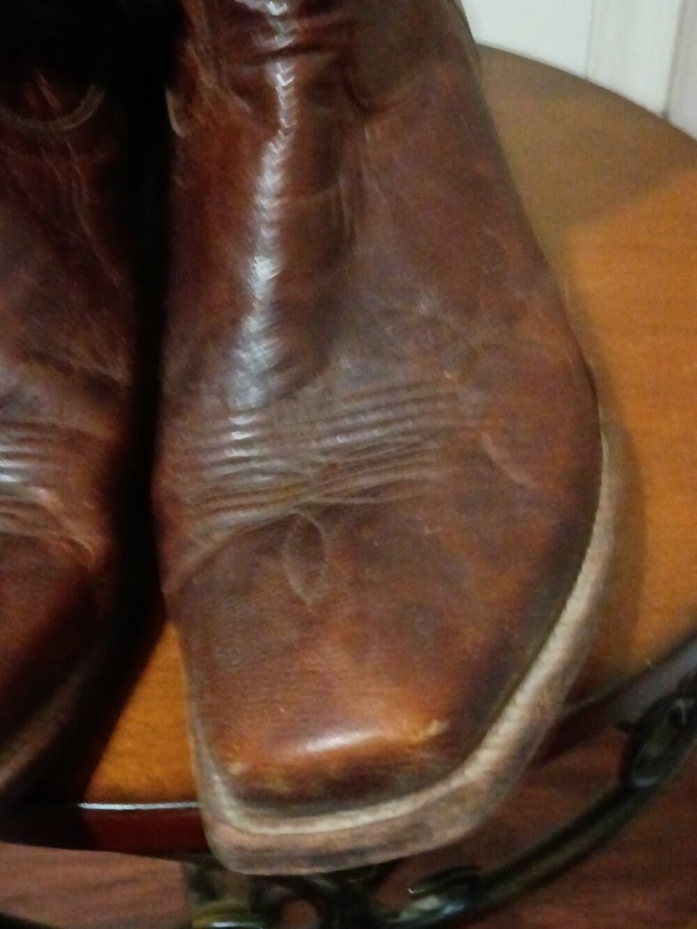 Moonshine Spirit Brad Paisley BBM87 Square Toe Cowboy Boots Men 8.5 EE Brown - Picture 8 of 13